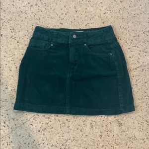 Pacsun Vintage Velvet Skirt